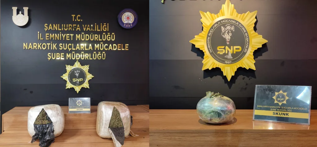 Şanlıurfa’da uyuşturucu operasyonu: 23 kilo sentetik uyuşturucu ele geçirildi