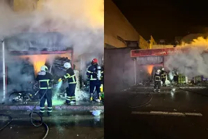 Eyyübiye’de bir iş yerini alevler sardı