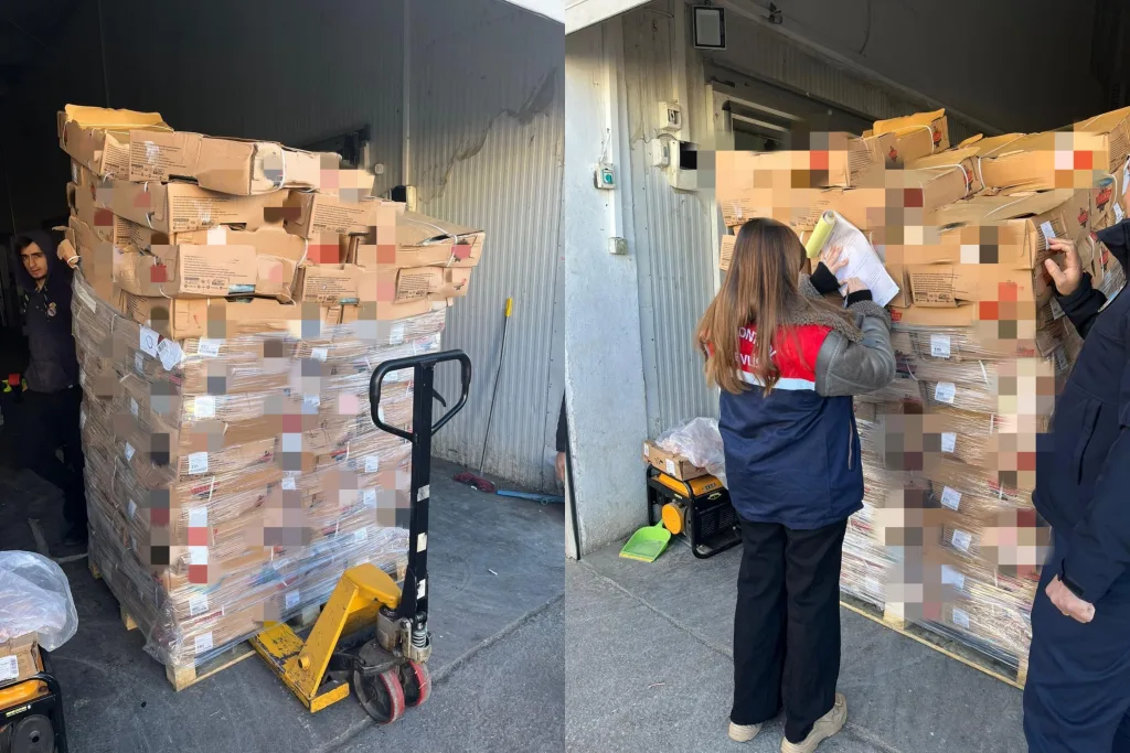 Şanlıurfa’da tarihi geçmiş 1 ton 200 kilogram tavuk eti imha edildi