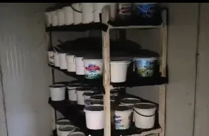 Eyyübiye’de sağlıksız koşullarda üretilen 500 kova yoğurt imha edildi!