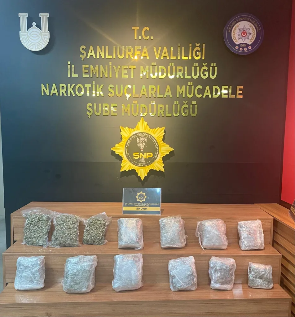 Şanlıurfa’da uyuşturucu operasyonu: 4 gözaltı!