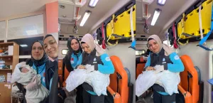 Şanlıurfa’da Ambulansta doğum: Anne, Bebeğine umke personelinin adını verdi