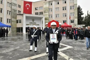 Şanlıurfa’da görev şehidi polis memuru Mesut Acar, memleketi Muş’a uğurlandı