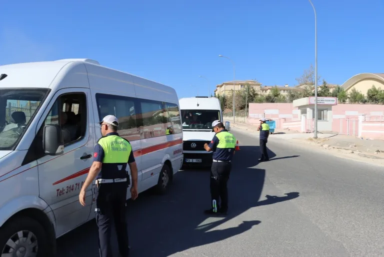Şanlıurfa’da okul servislerine sıkı denetim