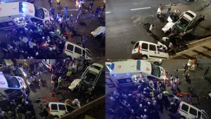 Şanlıurfa’da zincirleme trafik kazası: 1’i ağır 5 yaralı