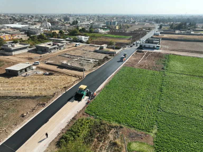 Ceylanpınar’da ulaşım konforu artıyor: Büyükşehir’den 90 bin metrekarelik asfalt hamlesi