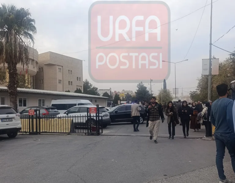 Şanlıurfa Adliyesi’nde patlama ve yangın paniği! Bina boşaltılıyor