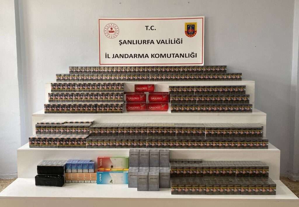 Viranşehir’de kaçak sigara operasyonu: 29 şüpheli hakkında işlem yapıldı