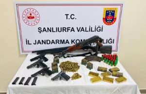 Şanlıurfa’da çok sayıda ruhsatsız silah ele geçirildi